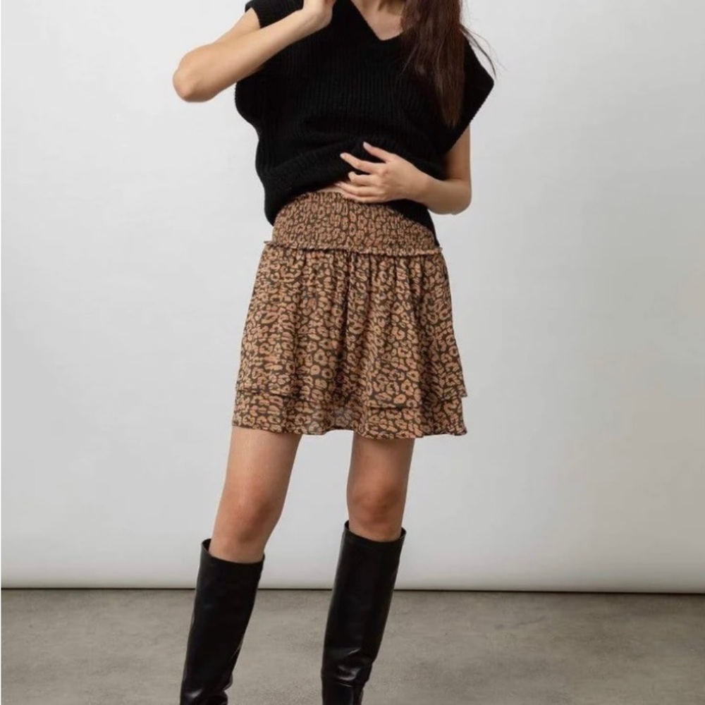 Rails Addison Skirt in Batik Cheetah